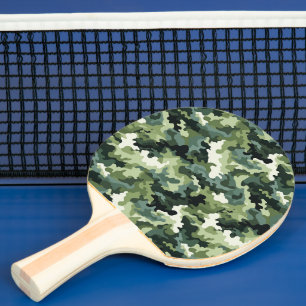 Raquette De Ping Pong Ping Pong Paddle Camo militaire Print