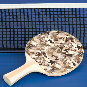 Raquette De Ping Pong Ping Pong Paddle Camo militaire Print