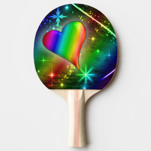 Raquette De Ping Pong Ping Pong Paddle/Coeurs