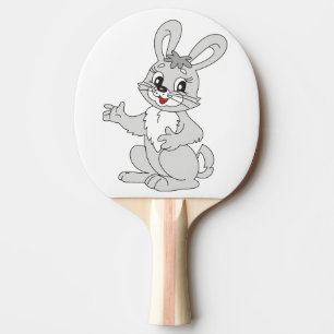 Raquette De Ping Pong Ping Pong Paddle. Lapin.