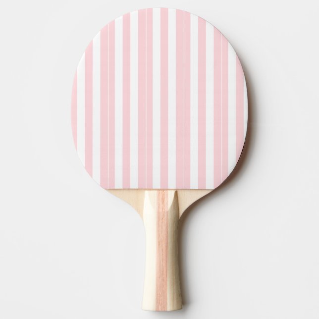 Raquette De Ping Pong Ping Pong Paddle Pink & White Stripe (Devant)