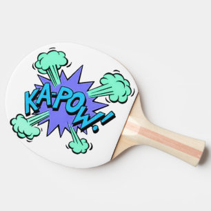 Raquette De Ping Pong Ping Pong Paddle - Pop Art Ka-Pow Deux Côtés