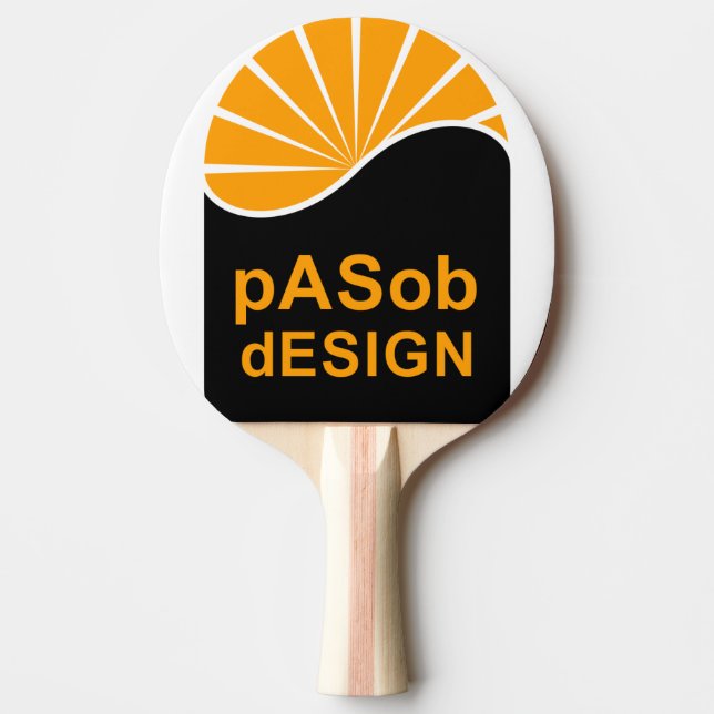 Raquette De Ping Pong Ping Pong Paddle, Rouge En Caoutchouc (Devant)