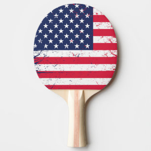 Raquette De Ping Pong Ping Pong Paddle-USA Flag Ping Pong Paddle