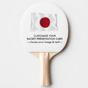 Raquette De Ping Pong Ping Pong Racket-Presentation Card