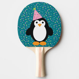 Raquette De Ping Pong Pingouin de la fête