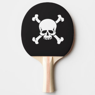Raquette De Ping Pong Pirate, Skull and Crossbones