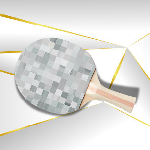 Raquette De Ping Pong Pixel Argent  