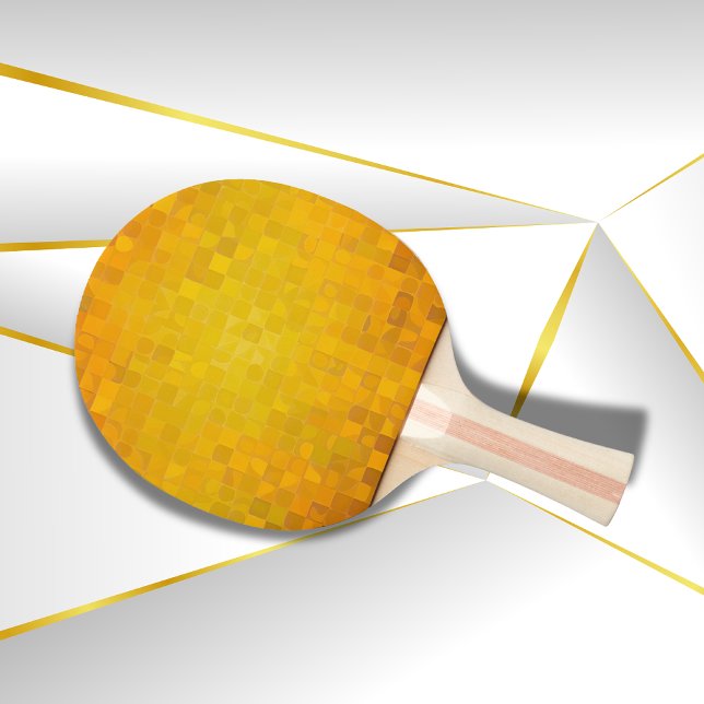 Raquette De Ping Pong Pixel d'or | (Créateur téléchargé)