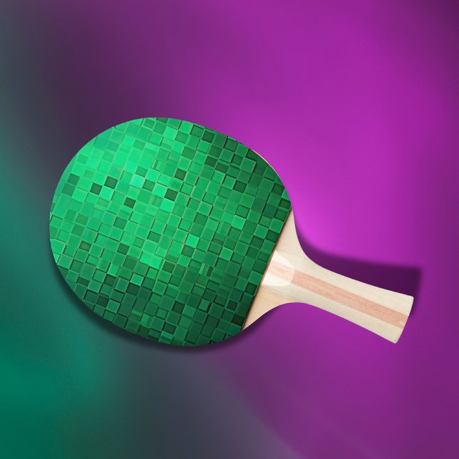 Raquette De Ping Pong Pixel vert | (Créateur téléchargé)