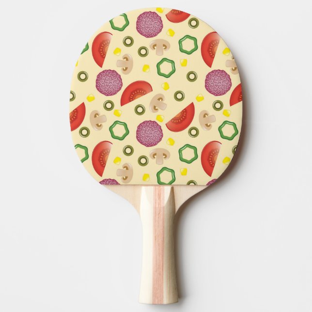 Raquette De Ping Pong Pizza Motif 2 (Devant)