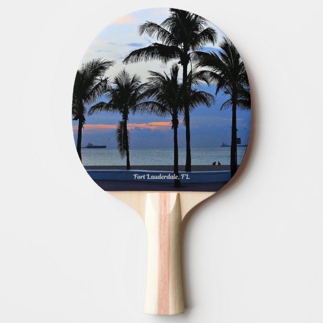 Raquette De Ping Pong Plage de Fort Lauderdale, Floride (Devant)