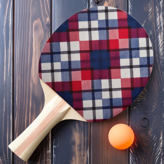 Raquette De Ping Pong Plaid Colonial (Créateur téléchargé)