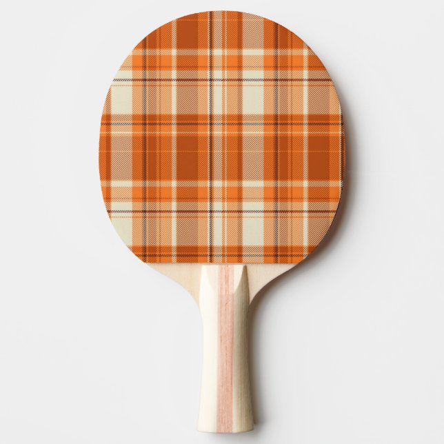 Raquette De Ping Pong Plaid orange (Devant)