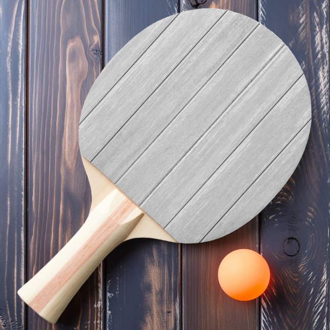 Raquette De Ping Pong Planches de bois gris poli (Créateur téléchargé)