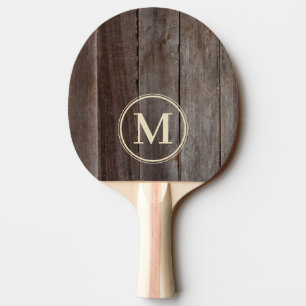 Raquette De Ping Pong Planches Vintage Monogramme