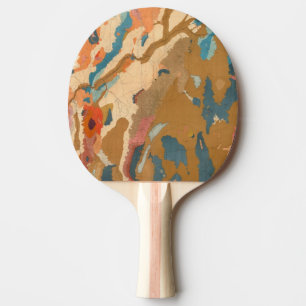 Raquette De Ping Pong Plateau du Nevada géologique