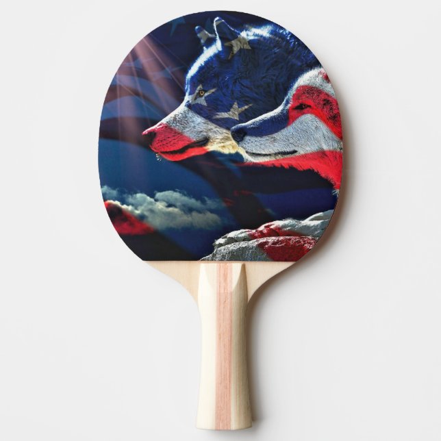Raquette De Ping Pong Pleine lune Wolf Wolf (Devant)