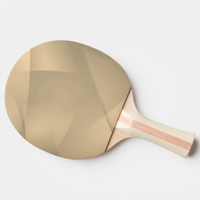Raquette De Ping Pong Pliages délicats en or (Côté)