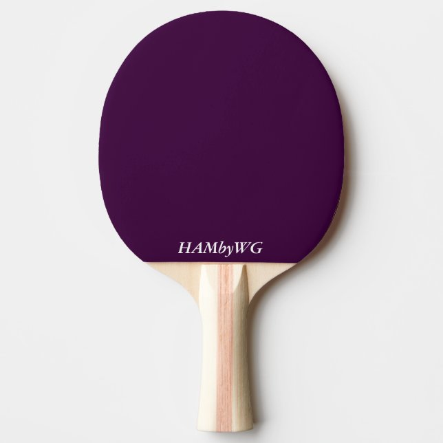 Raquette De Ping Pong Plum - Ping Pong Paddle - HAMbyWhiteGlove (Devant)