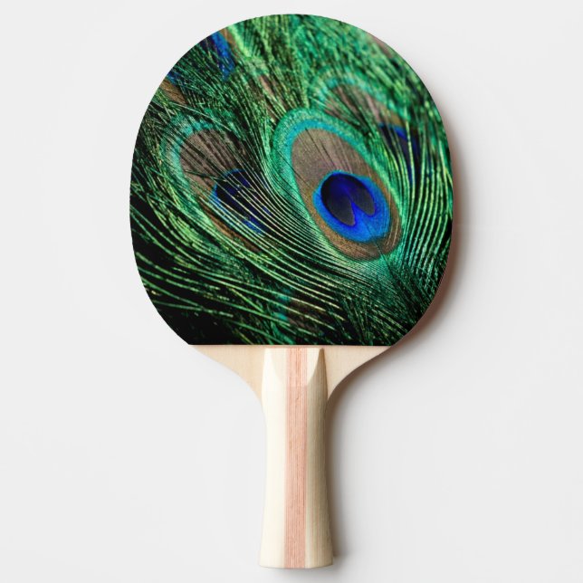 Raquette De Ping Pong Plumes de paon Lucky (Devant)