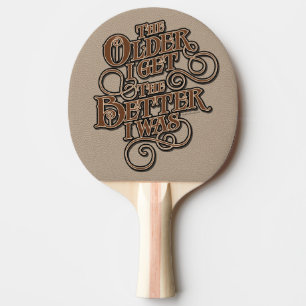 Raquette De Ping Pong Plus âgé