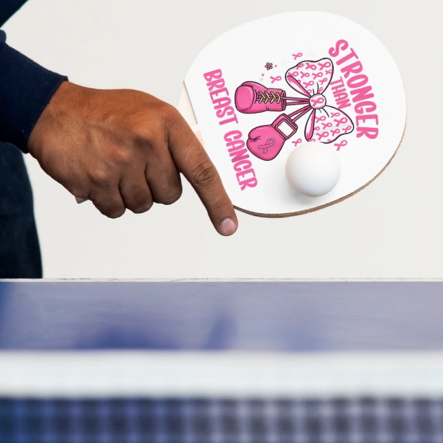 Raquette De Ping Pong Plus fort que le cancer du sein (Insitu)