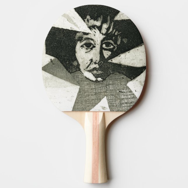Raquette De Ping Pong "Point d'interrogation" Ping Pong Paddle (Dos)