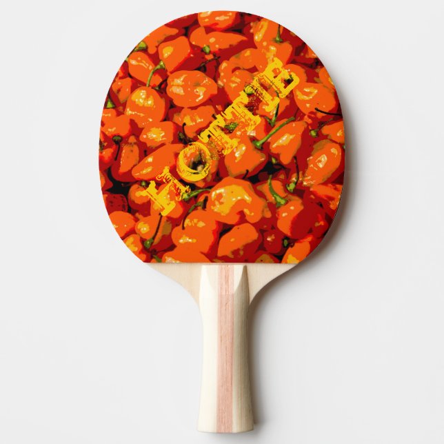 Raquette De Ping Pong Poivrons chauds Hottie Ping Paddle (Devant)