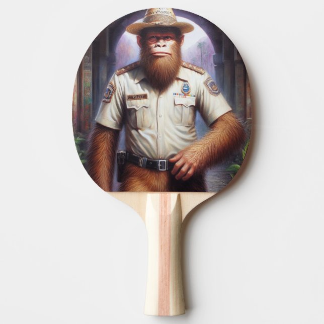 Raquette De Ping Pong Policier de Bigfoot (Devant)