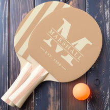 Polo rayé avec monogramme et nom superposé Peach K