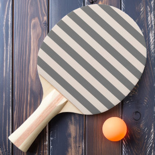 Raquette De Ping Pong Polo rayé couleur rose Sandcastle