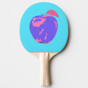 Raquette De Ping Pong Pomme violette Pop Art
