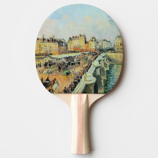 Raquette De Ping Pong Pont Neuf, Après-midi, Sunlight Camille Pissarro (Devant)