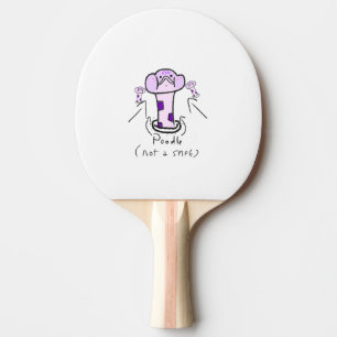 Raquette De Ping Pong Poodé Pas Une Épingle Drôle Serpent