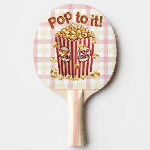 Raquette De Ping Pong Poppin' avec Style - "Pop to it!"