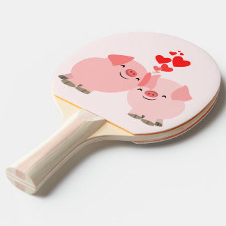 Raquette De Ping Pong Portes de caricature mignonnes en Ping Pong Paddle