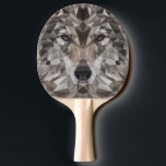 Raquette De Ping Pong Portrait géométrique Wolf Lone<br><div class="desc">Rappelez-vous ou à quelqu'un que vous aimez que "vous êtes assez" avec cette image de Loup solitaire. Vous n'avez pas besoin de l'approbation de la foule et vous pouvez prendre vos propres décisions. Soyez farouchement indépendants ! Ce loup géométrique regarde son défi. Un vrai alpha fidèle à son pack. Elle...</div>