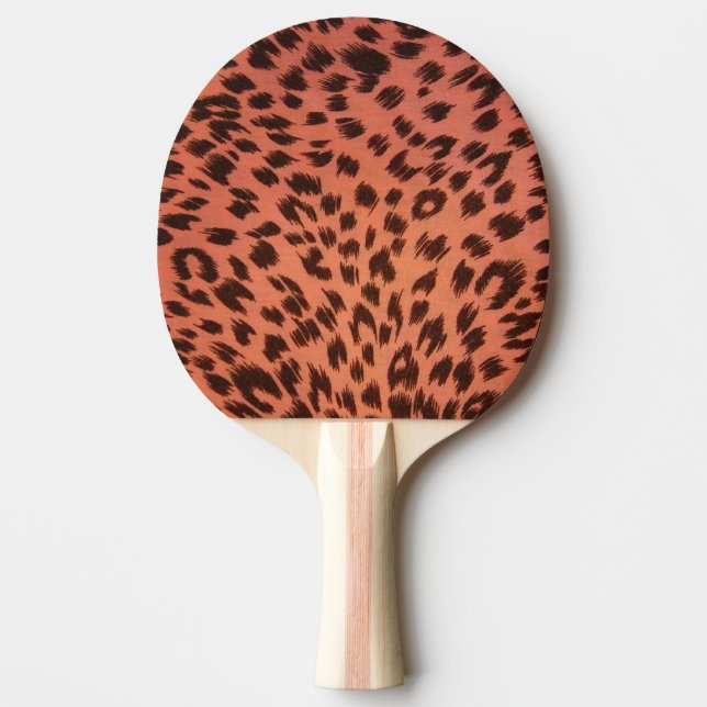 RAQUETTE DE PING PONG POSTER DE ANIMAL ROSE (Devant)