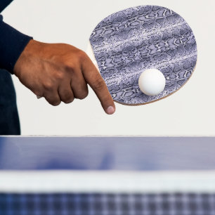 Raquette De Ping Pong Poster de animal SnakeSkin Violet