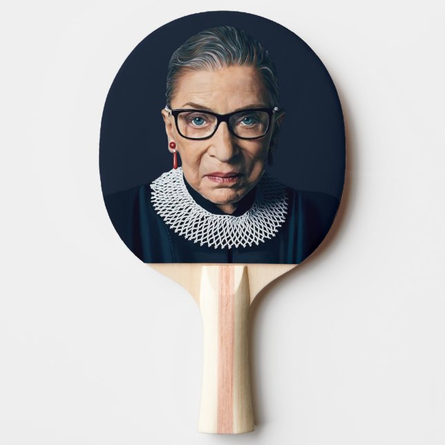 Raquette De Ping Pong Poster de Ruth Bader Ginsburg (Devant)
