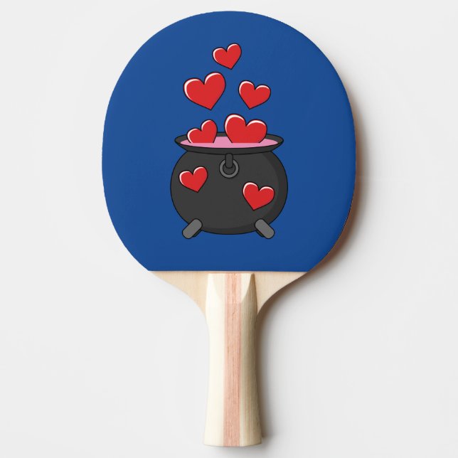Raquette De Ping Pong Potion d'amour des coeurs (Devant)