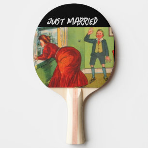 RAQUETTE DE PING PONG POUR MARIAGE DRÔLE JUST MARR