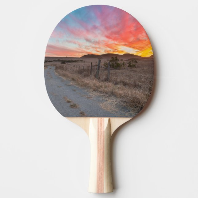 Raquette De Ping Pong Premier coucher du soleil du jour (Devant)