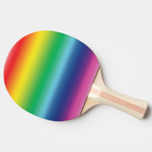 Raquette De Ping Pong Pride arc-en-ciel drapeau gay couleurs égalité lgb