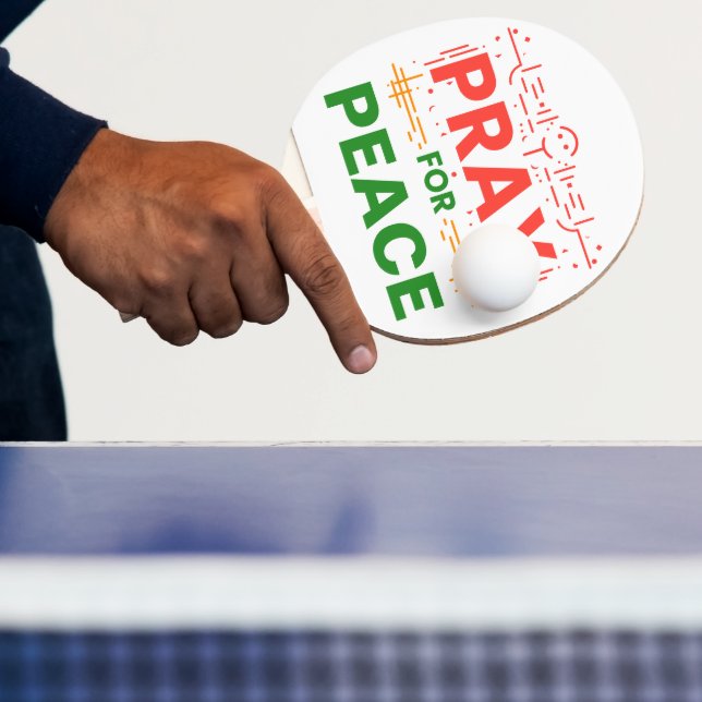Raquette De Ping Pong Priez pour la paix (Insitu)
