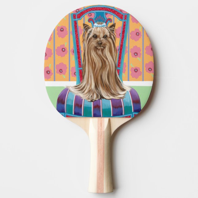 Raquette De Ping Pong Princesse héritière Yorkie (Devant)