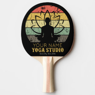 Raquette De Ping Pong Professeur de Fitness Yoga Studio Personnalisé Gu
