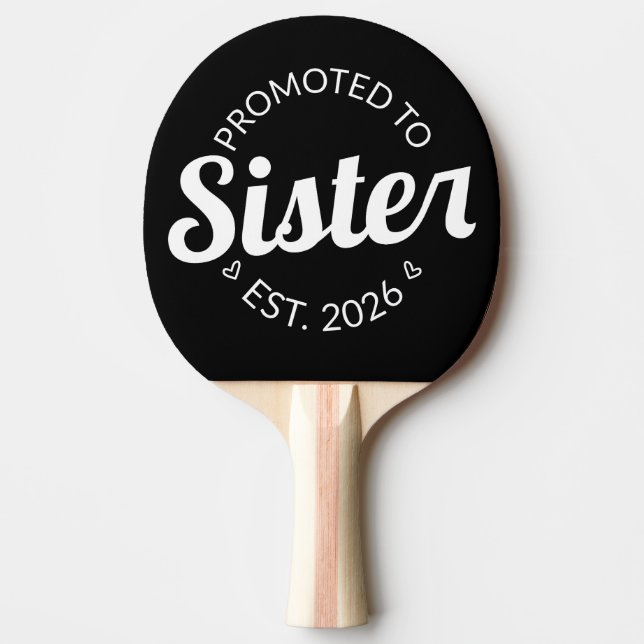Raquette De Ping Pong Promu À Soeur Est. 2026 I (Devant)