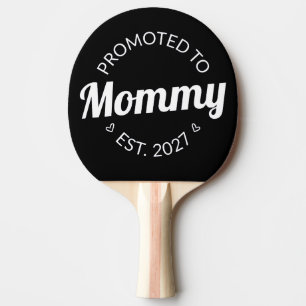 Raquette De Ping Pong Promue Maman dès 2027 Annonce de Nouvelle Maman Je
